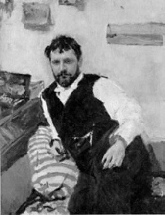 Портрет К. А. Коровина. Худ. В. А. Серов. 1891 Портрет К. А. Коровина. Худ. В. А. Серов. 1891
